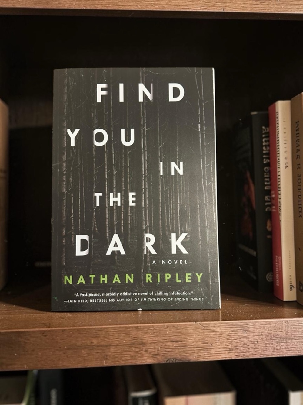 Find You in the Dark by Nathan Ripley — Black & Green Paperback